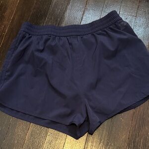 PINK Victoria's Secret Dark Blue Athletic Shorts